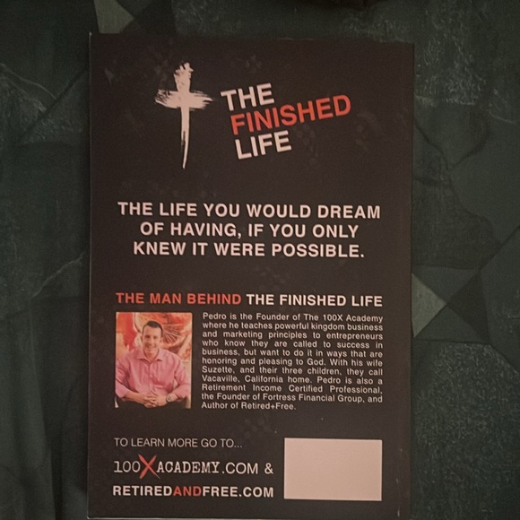 "The finished Life" by Pedro Adao book. EUC - Picture 4 of 4